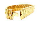 Bracelet Manchette en or jaune et en diamants - Castafiore