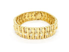 Bracelet Manchette en or jaune et en diamants - Castafiore