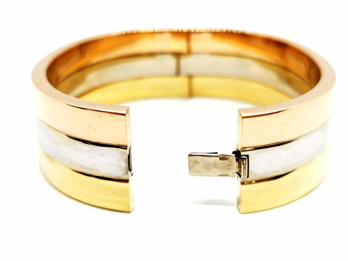 Bracelet Manchette FRED en 3 ors - Castafiore