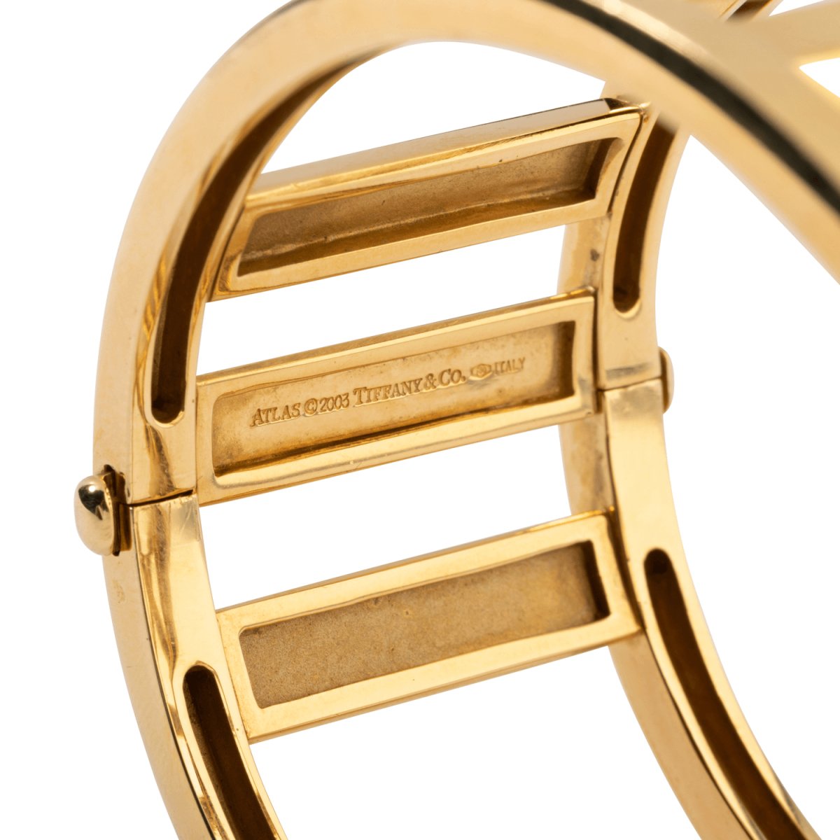 Bracelet Manchette TIFFANY & CO. "Atlas", en or jaune - Castafiore
