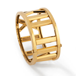 Bracelet Manchette TIFFANY & CO. "Atlas" en or jaune - Castafiore