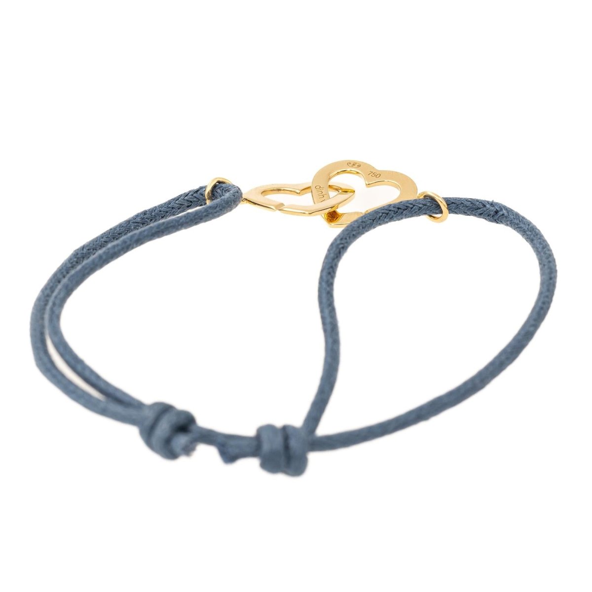 Bracelet Menottes Dihn Van en or jaune - Castafiore