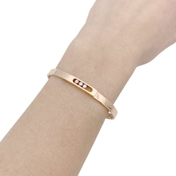 Bracelet Messika, "Bangle Move Noa", or rose et diamants. - Castafiore