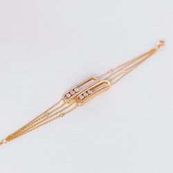 Bracelet MESSIKA double en or rose et diamants - Castafiore