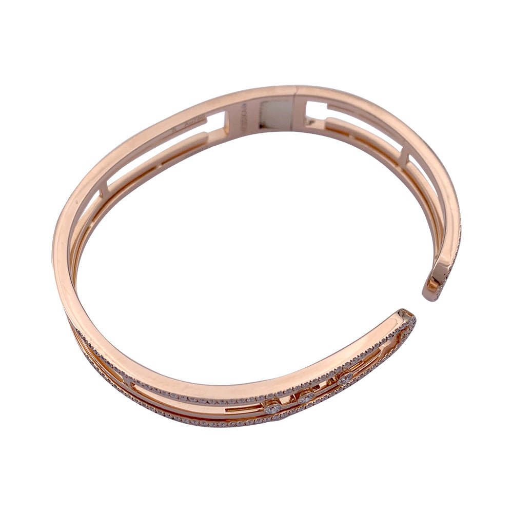 Bracelet Messika ,"Move 10th Anniversary", or rose et diamants - Castafiore