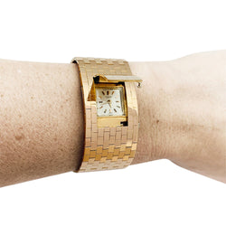 Bracelet Montre IWC en or rose. - Castafiore