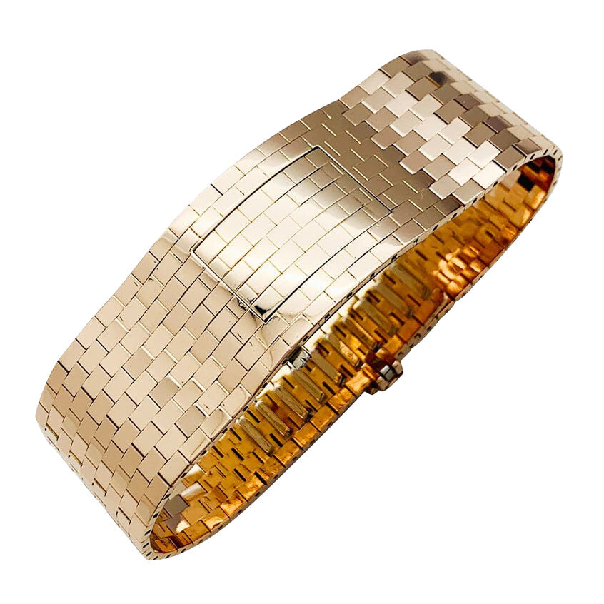 Bracelet Montre IWC en or rose. - Castafiore