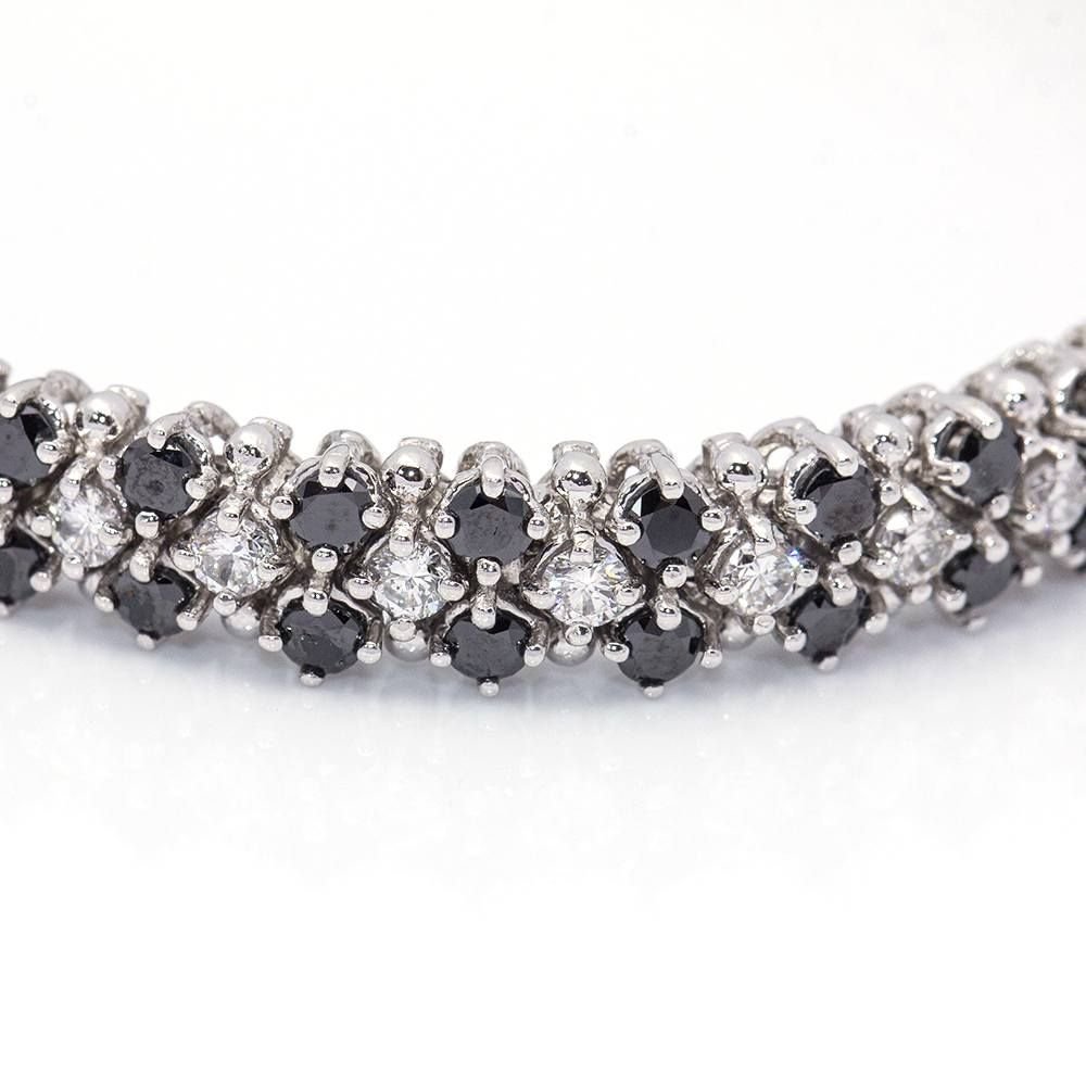 Bracelet NIGHT d'occasion en diamants et or blanc - Castafiore