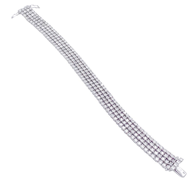 Bracelet or blanc, diamants - Castafiore