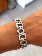 Bracelet or gris et diamant - Castafiore