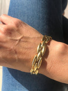 Bracelet or jaune de la maison Cartier modèle Gentiane - Castafiore