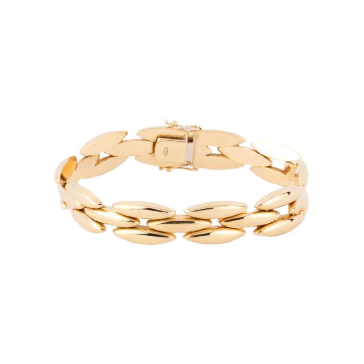 Bracelet or jaune de la maison Cartier modèle Gentiane - Castafiore