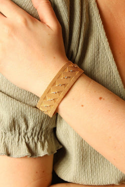 Bracelet Or jaune Diamant - Castafiore