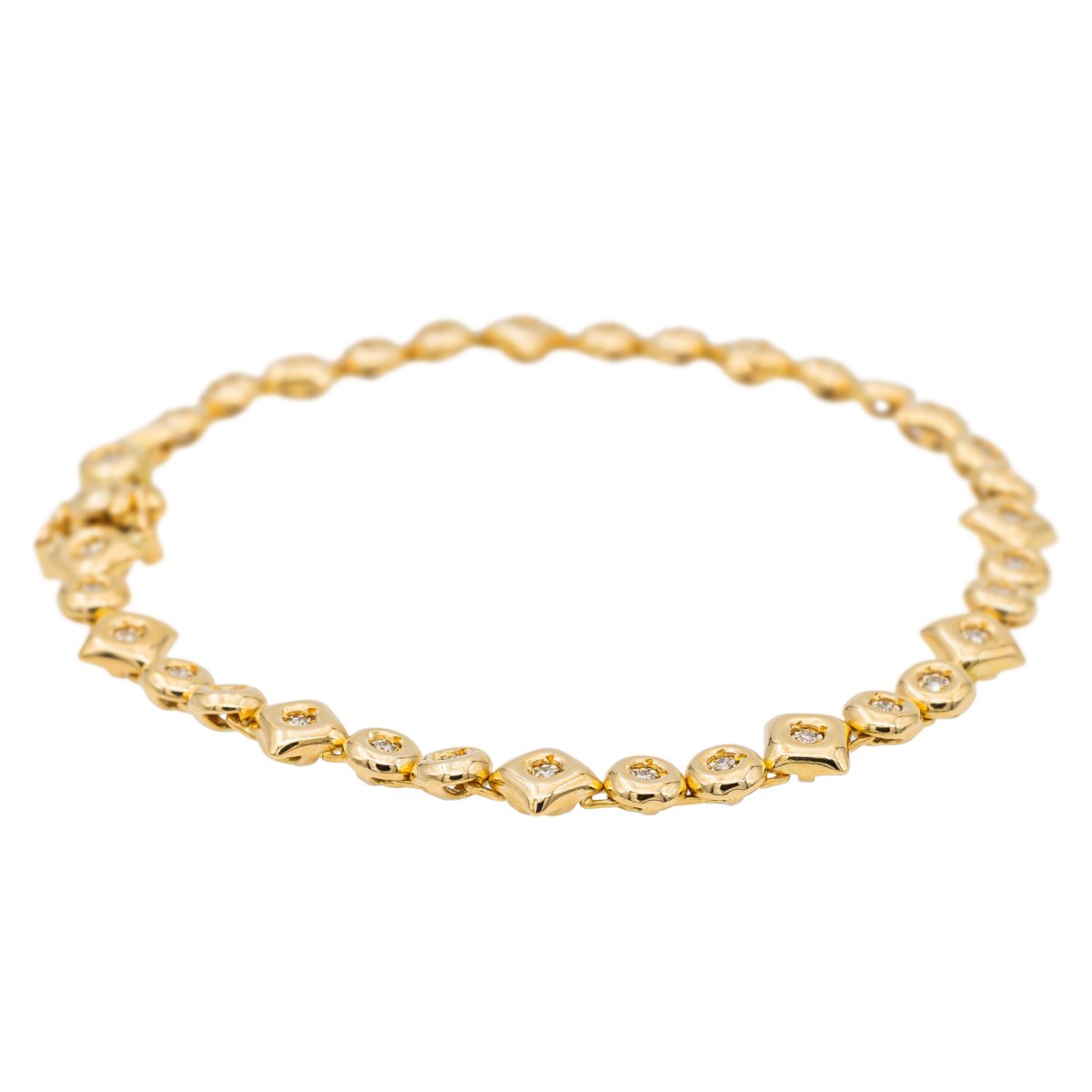 Bracelet Or jaune Diamant - Castafiore