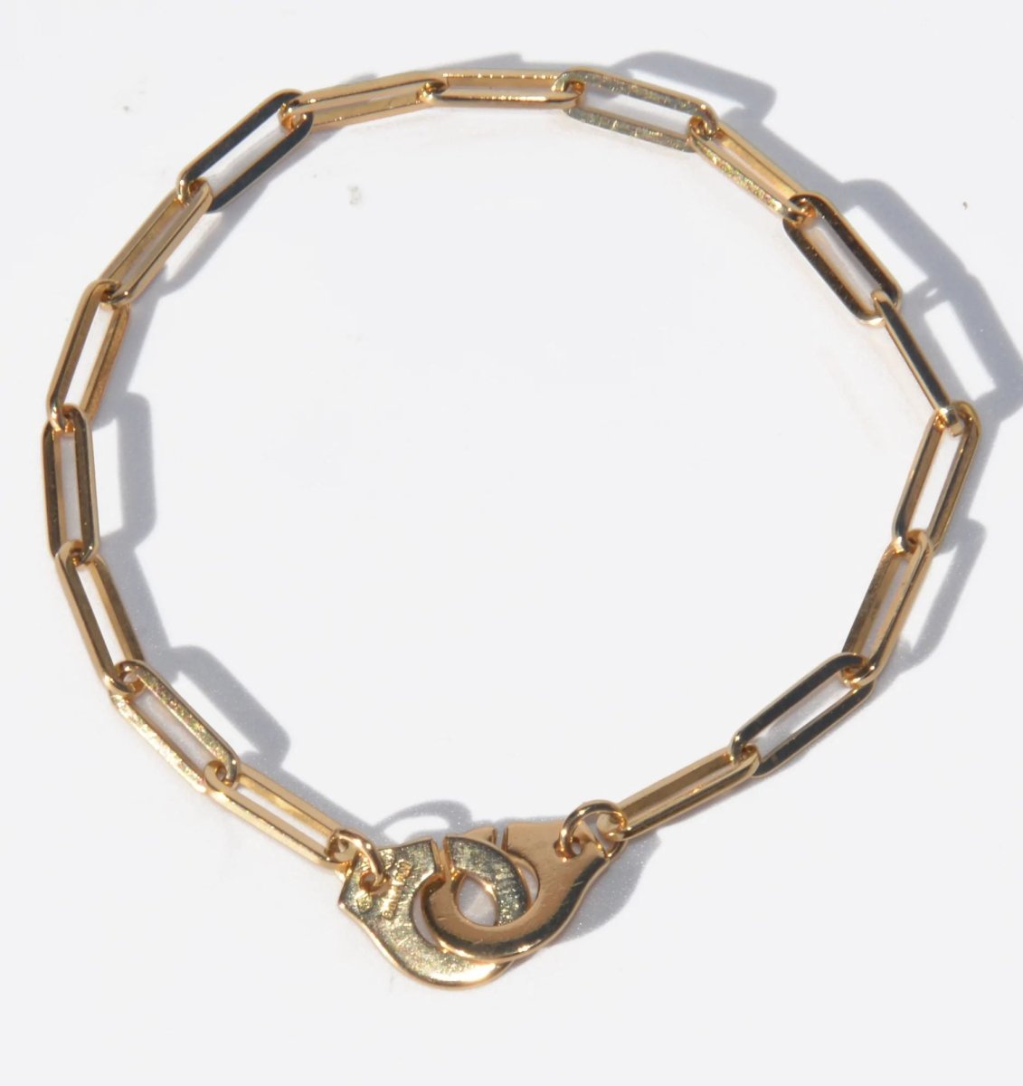 Bracelet or rose de la maison Dinh Van modèle R15 - Castafiore