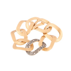 Bracelet or rose et diamants blancs et cognacs de la maison Pomellato - Castafiore