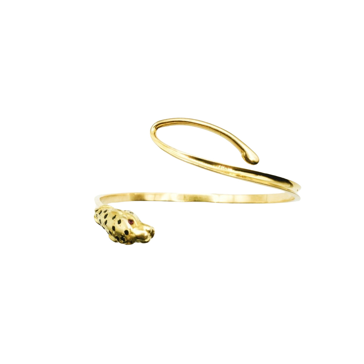 Bracelet "panthère" en or jaune - Castafiore
