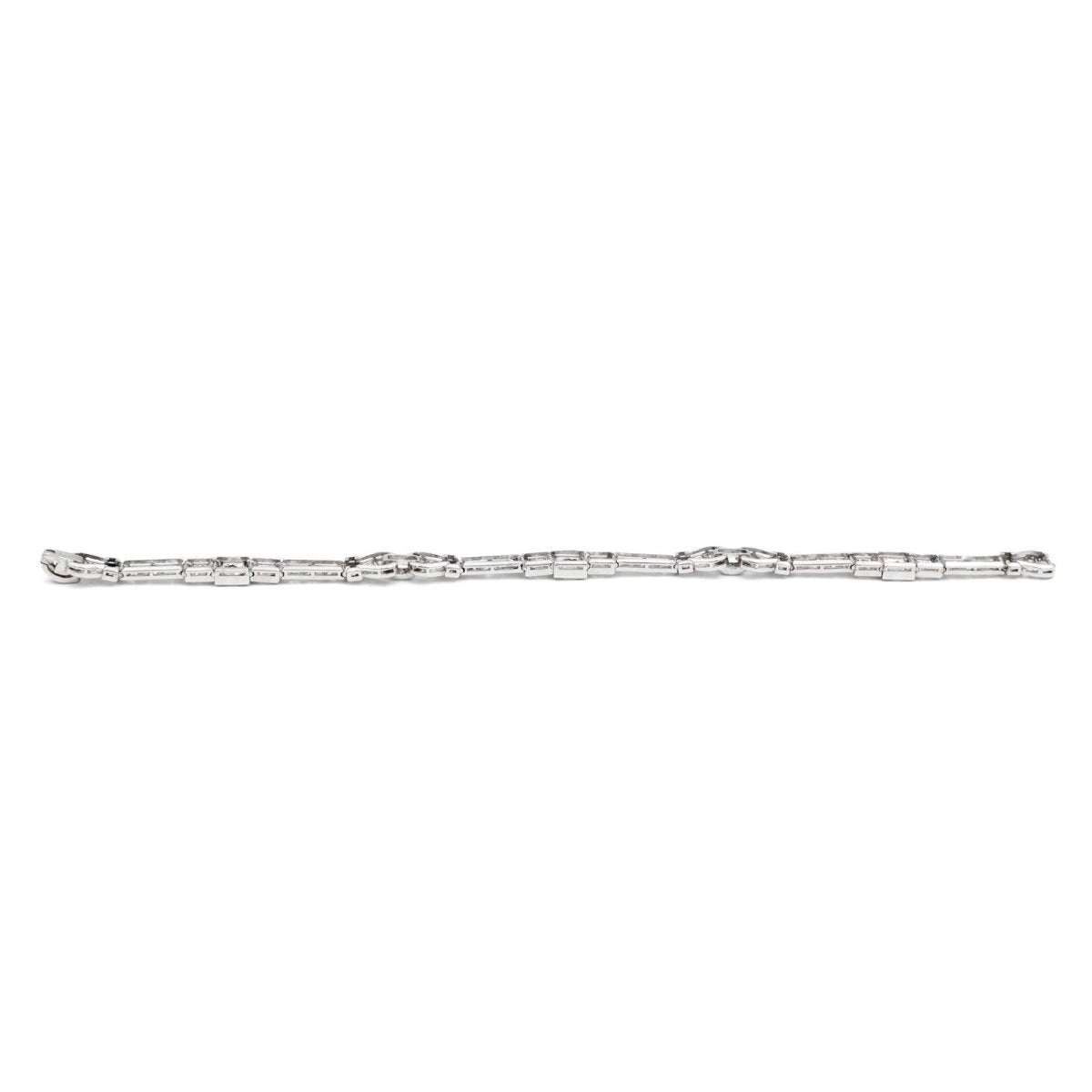 Bracelet Platine Diamant - Castafiore