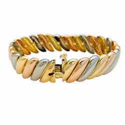 Bracelet POIRAY en trois tons d'or - Castafiore