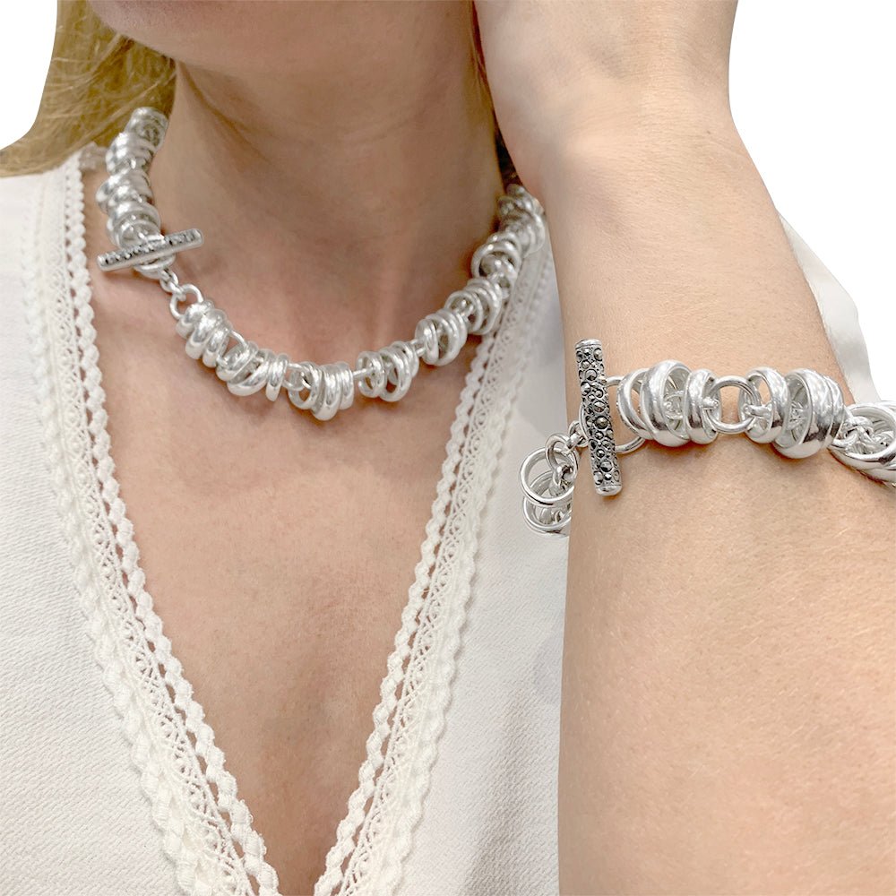 Bracelet Pomellato 67, "Rondelles", argent. - Castafiore