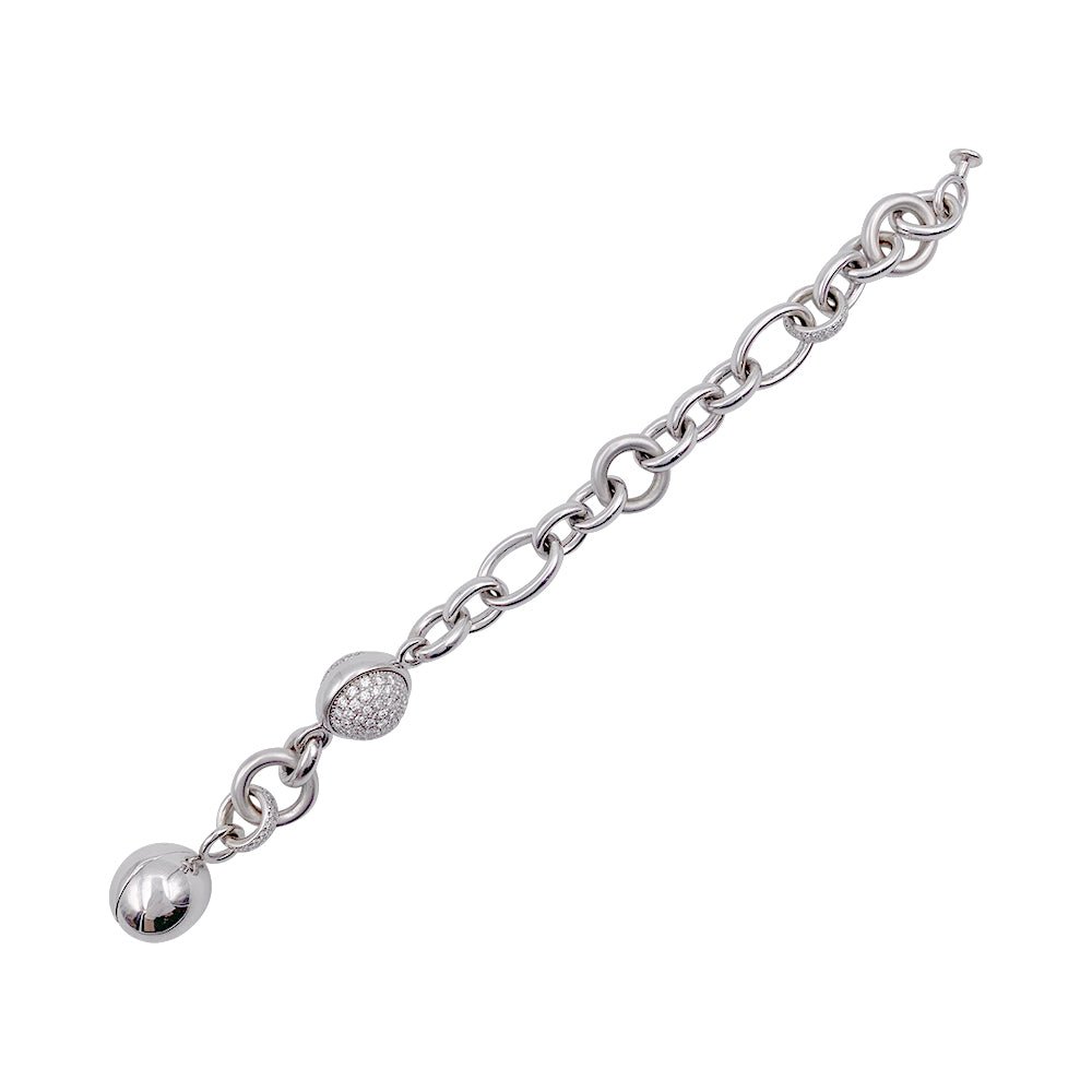 Bracelet Pomellato or blanc, diamants - Castafiore