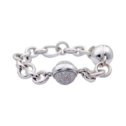 Bracelet Pomellato or blanc, diamants - Castafiore