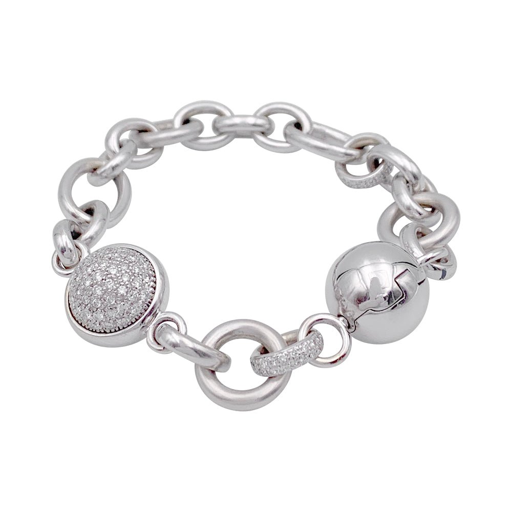 Bracelet Pomellato or blanc, diamants - Castafiore
