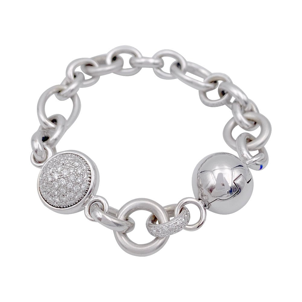 Bracelet Pomellato or blanc, diamants - Castafiore