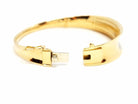 Bracelet rigide en or jaune pavé diamants - Castafiore