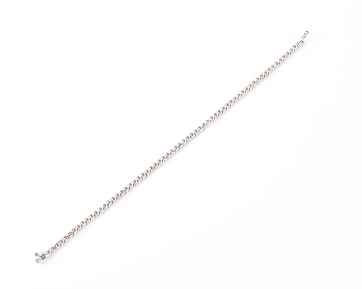 Bracelet riviere en diamant et or gris - Castafiore