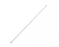 Bracelet riviere en diamant et or gris - Castafiore