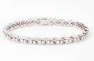 Bracelet riviere en diamant or gris et platine - Castafiore