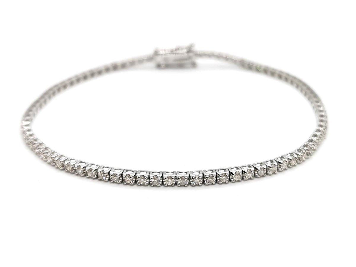 Bracelet Rivière en or blanc et diamant - Castafiore