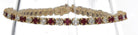 Bracelet rivière en or jaune diamants et rubis - Castafiore