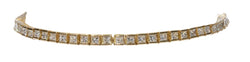 Bracelet riviere en or jaune en diamant princesse - Castafiore