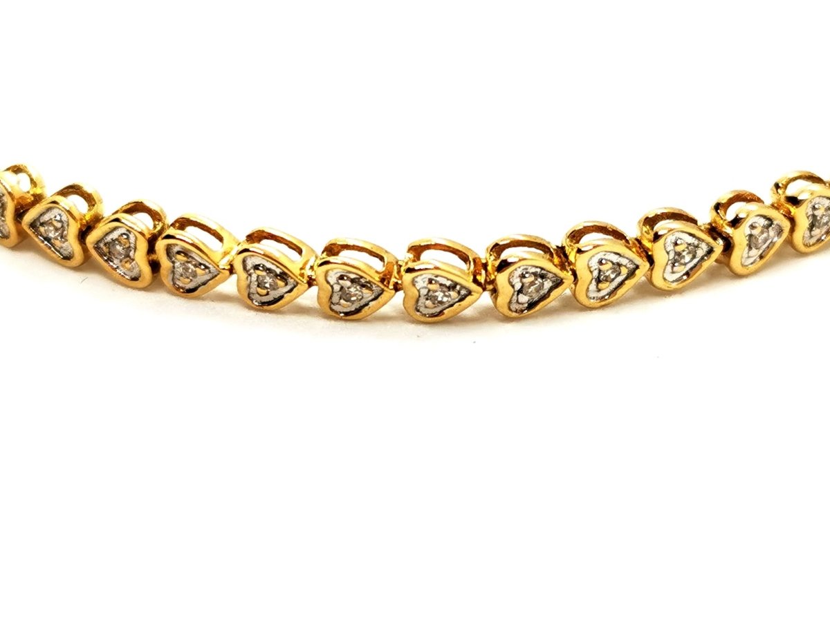 Bracelet Rivière Or jaune Diamant - Castafiore