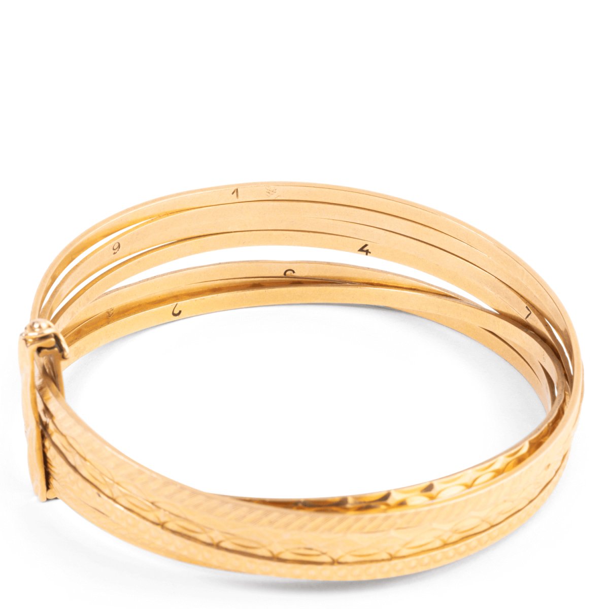 Bracelet Semainier en or jaune - Castafiore