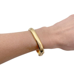 Bracelet semi rigide or jaune - Castafiore