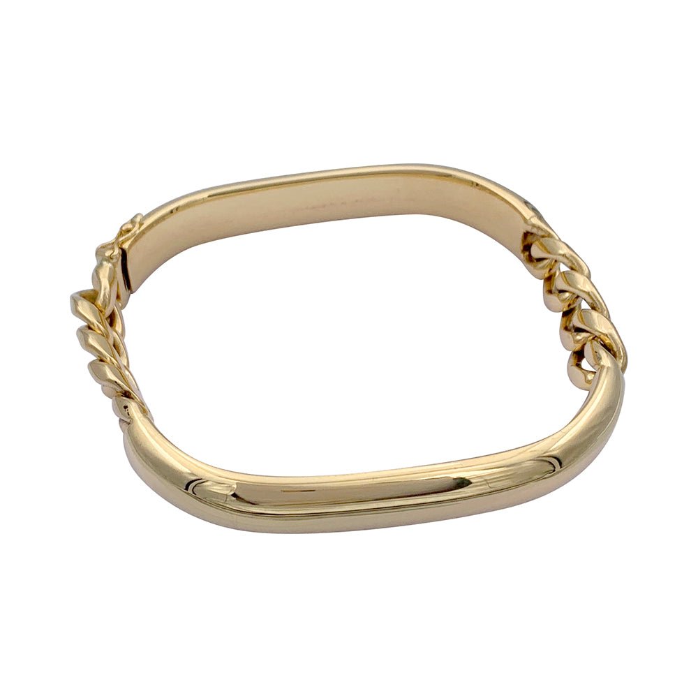 Bracelet semi rigide or jaune - Castafiore