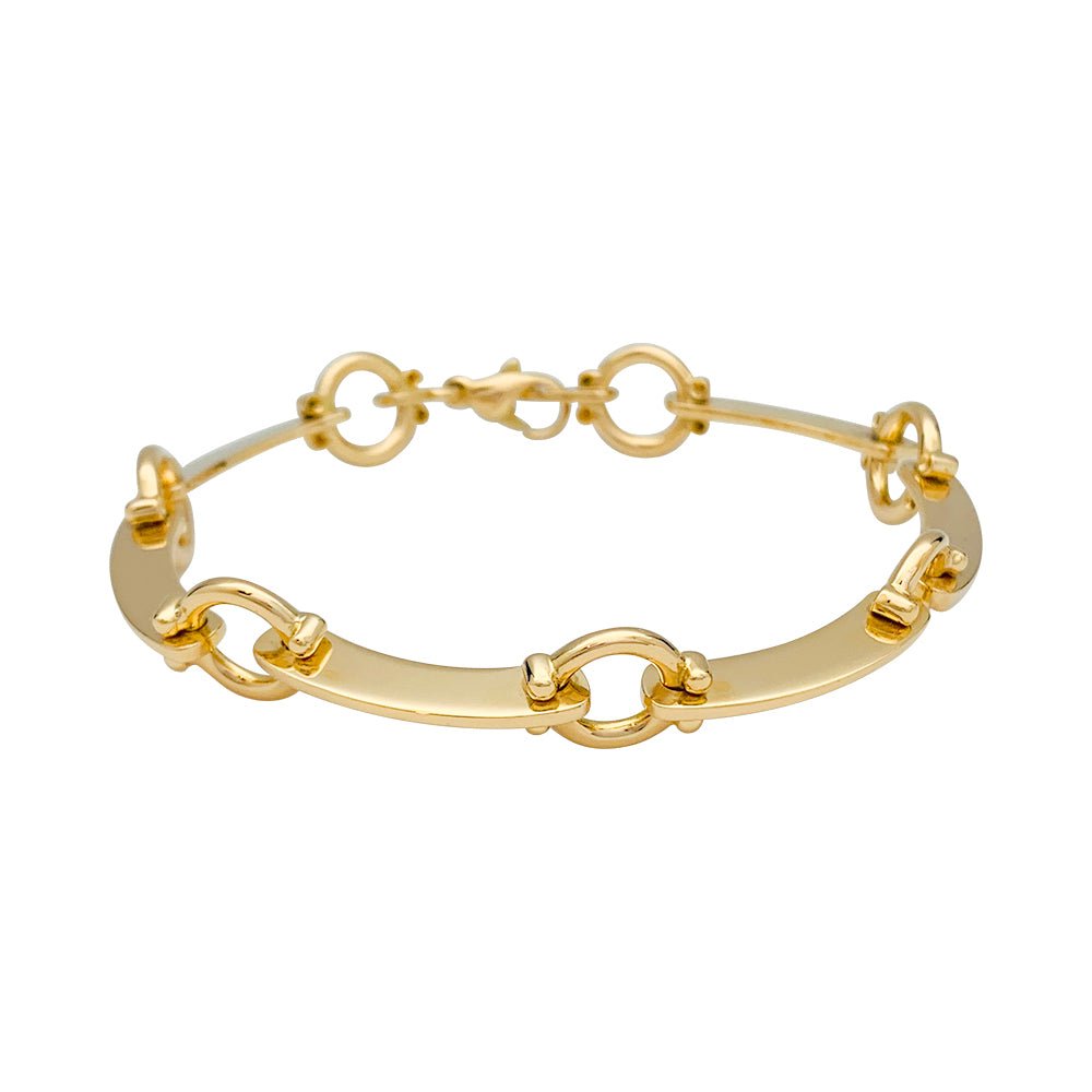 Bracelet souple en or jaune - Castafiore