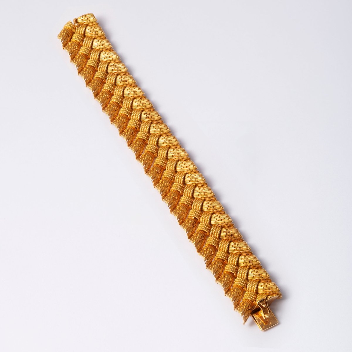 Bracelet souple en or jaune - Castafiore