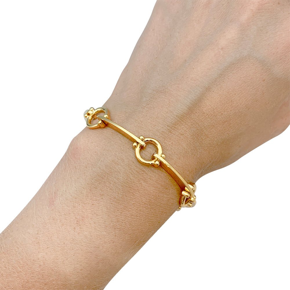 Bracelet souple en or jaune - Castafiore