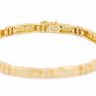 Bracelet souple en or jaune et diamants - Castafiore