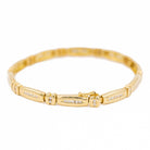 Bracelet souple en or jaune et diamants - Castafiore