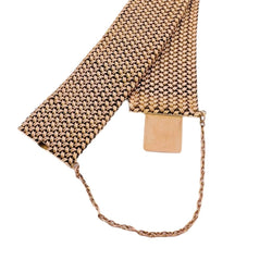 Bracelet souple en or rose tressé - Castafiore