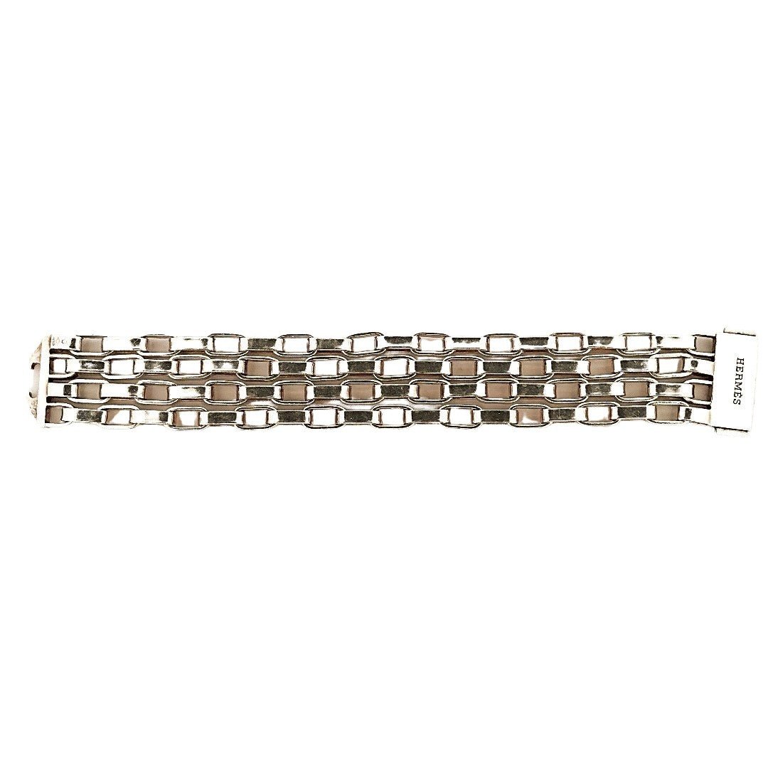 Bracelet Souple HERMÈS en argent - Castafiore