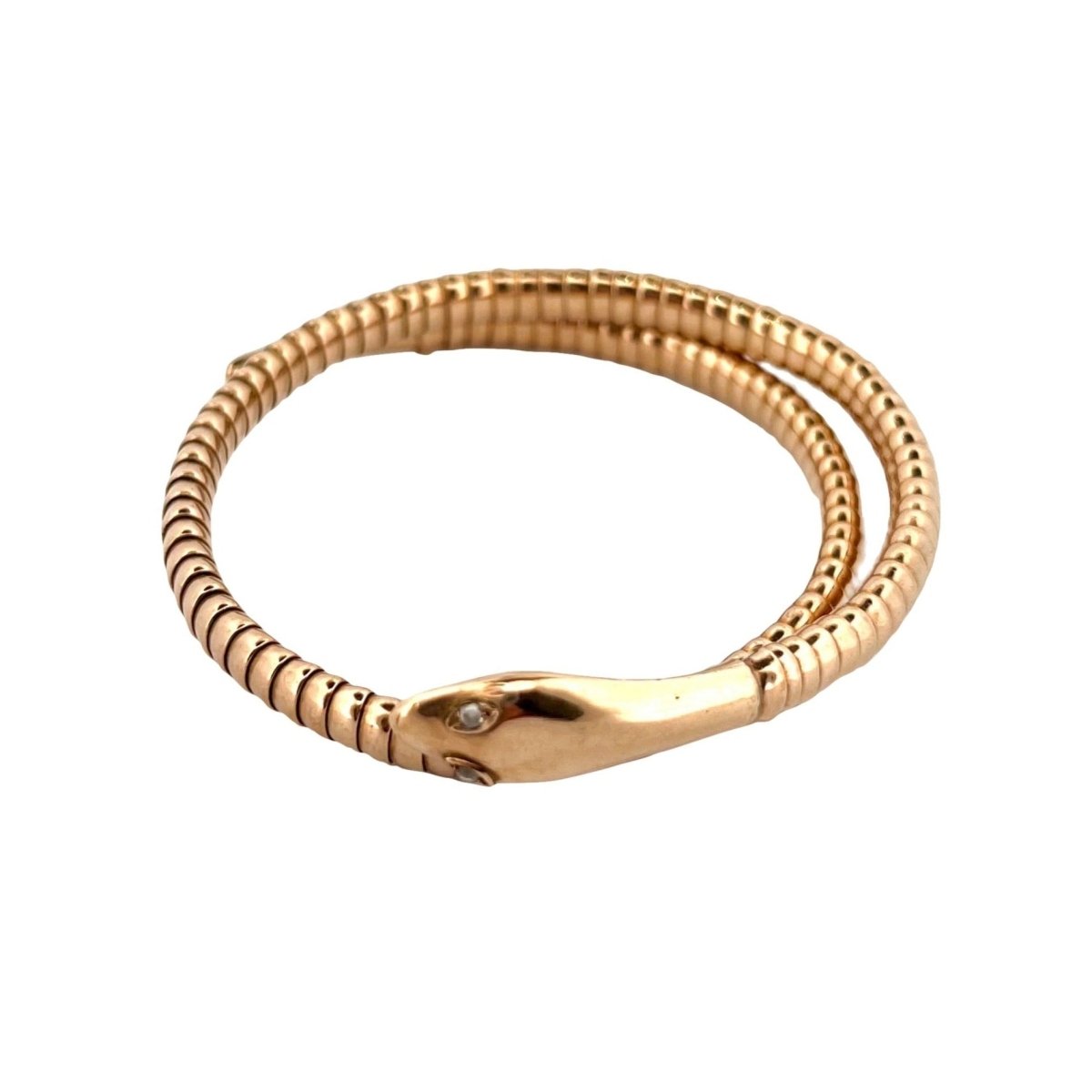 Bracelet Souple REGD AND PAT serpent en or jaune - Castafiore