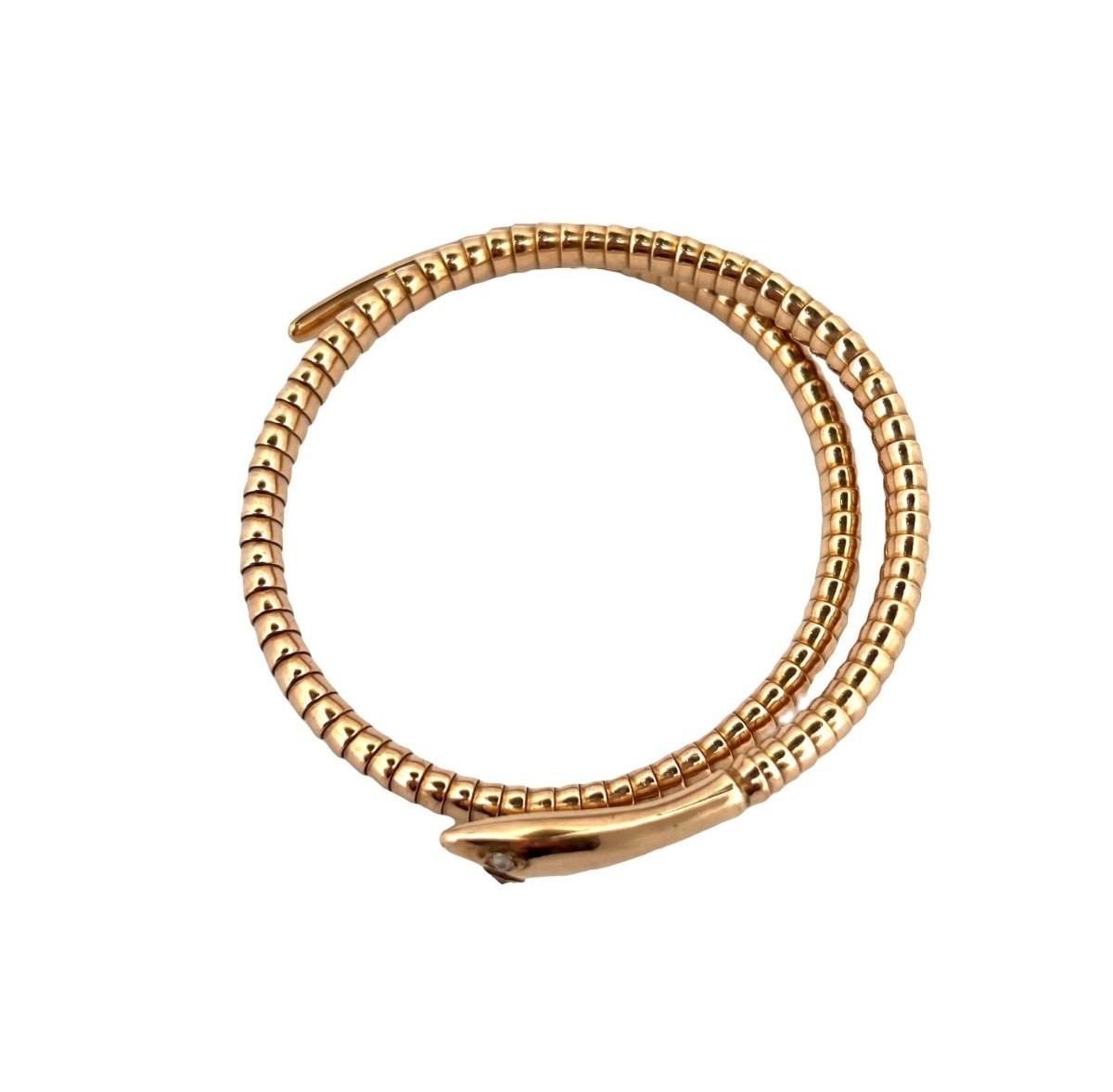 Bracelet Souple REGD AND PAT serpent en or jaune - Castafiore