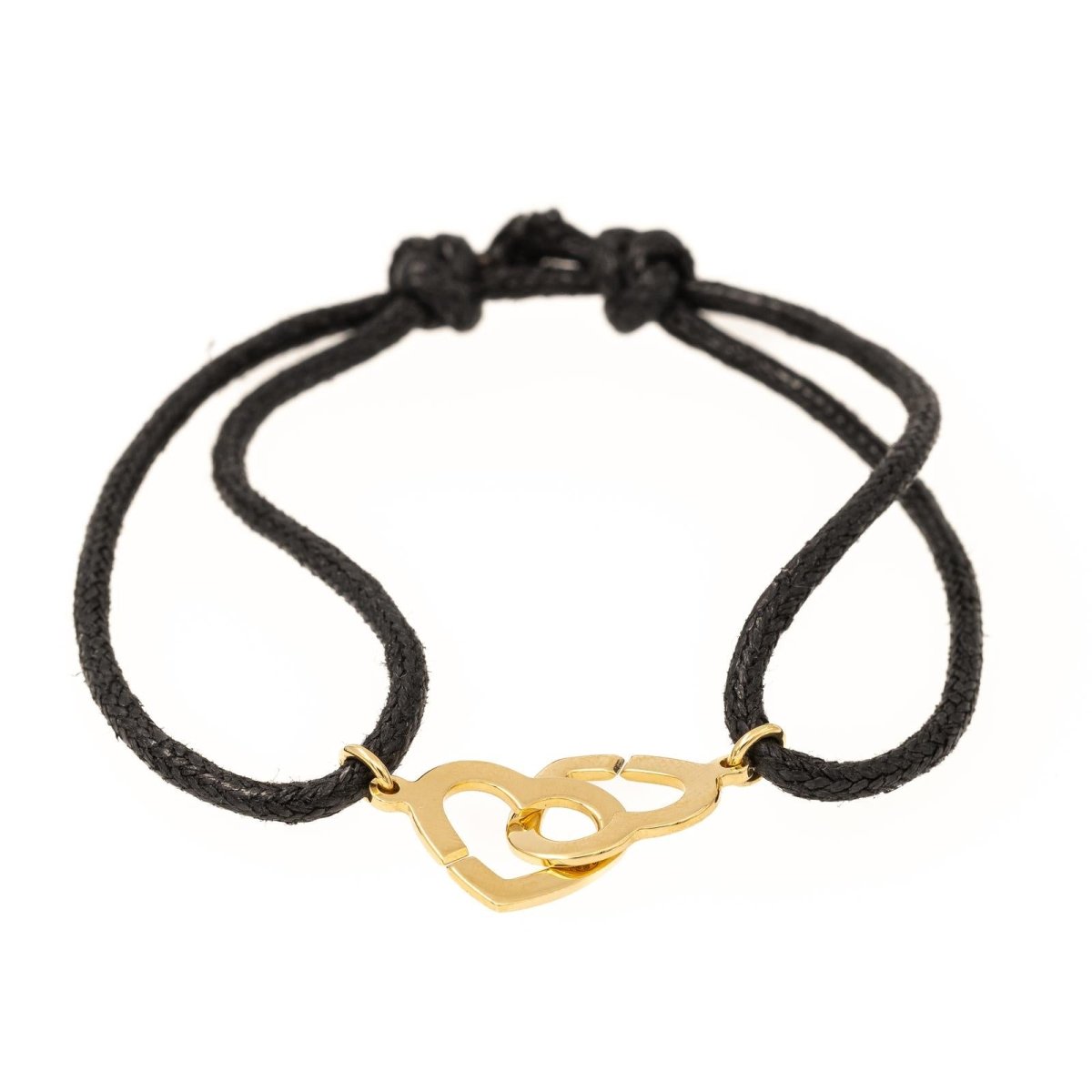 Bracelet sur cordon DINH VAN Menottes, en or jaune - Castafiore
