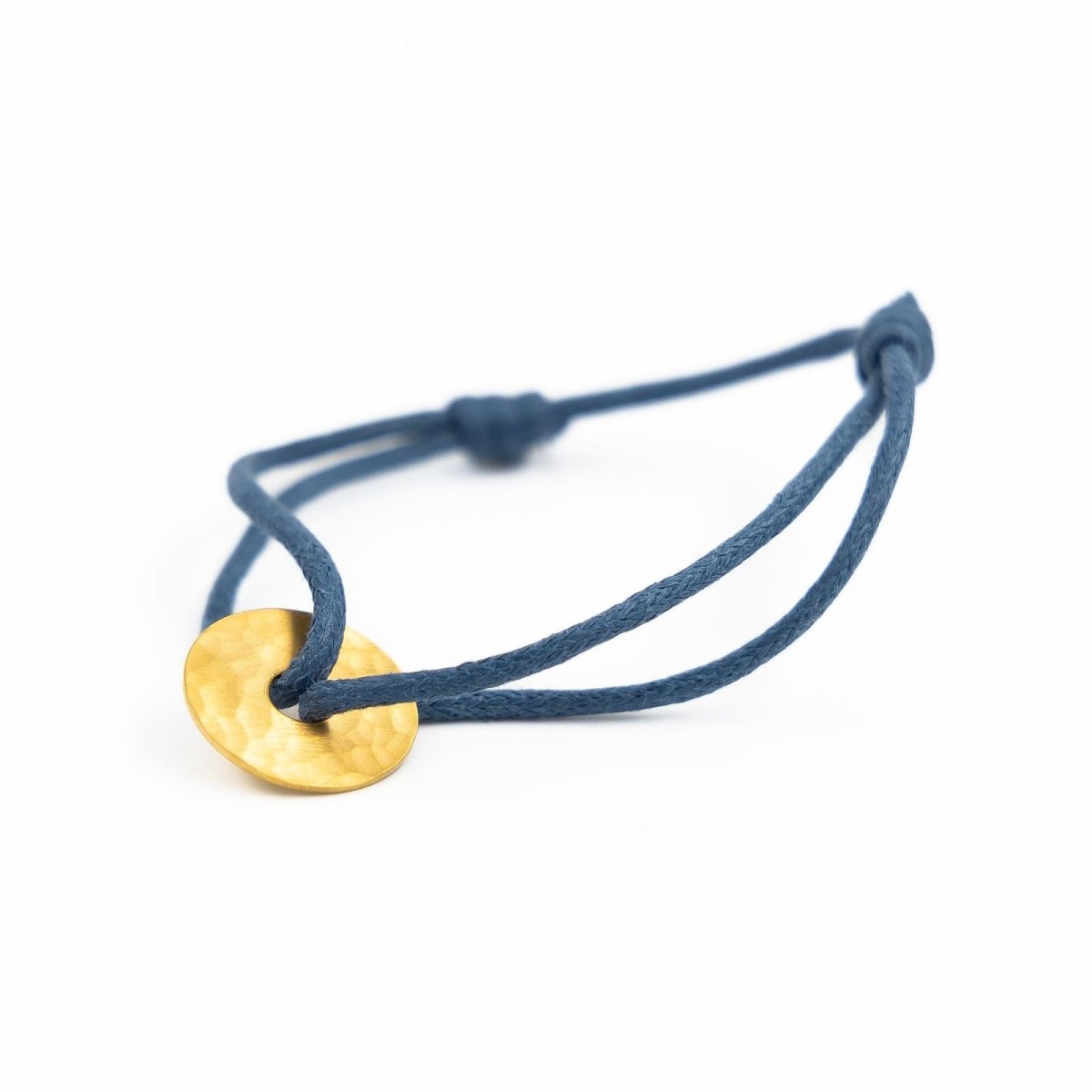 Bracelet sur cordon DINH VAN "Pi" en or jaune - Castafiore